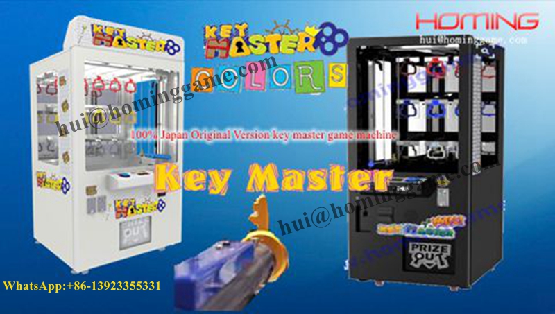 Most popular Coin Operated Prize Vending Golden Key Master Game Machine/Toy Vending 