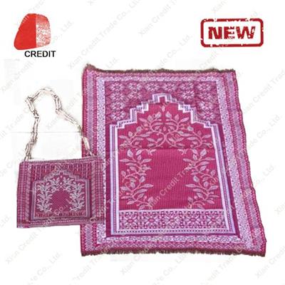 Customized Muslim Prayer Mat with Different Design for Prayer