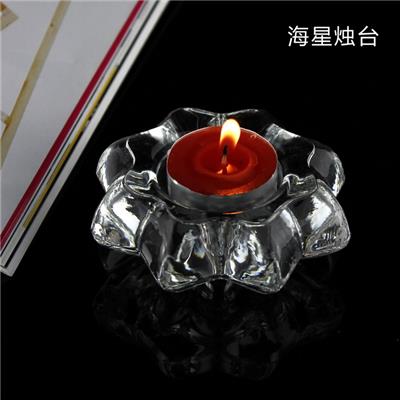Machine Made High Quality Crystal Glass Candle Holder Candle Jar
