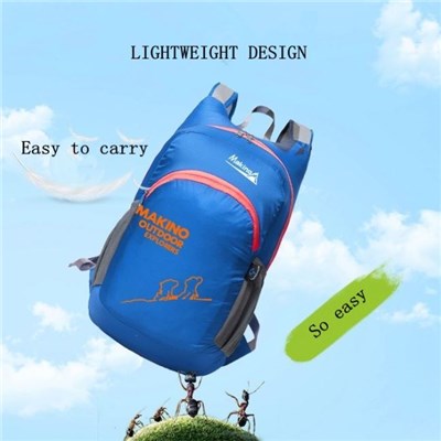 Fashion Outdoor Active Leisure Waterproof Foldable Nylon Sports Backpack