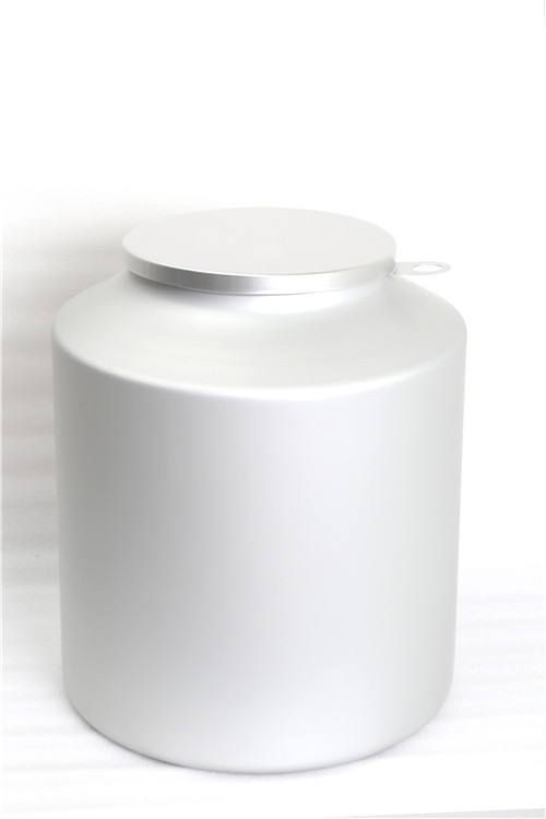 pharmaceutical packaging metal aluminium canisters with lids in full sets