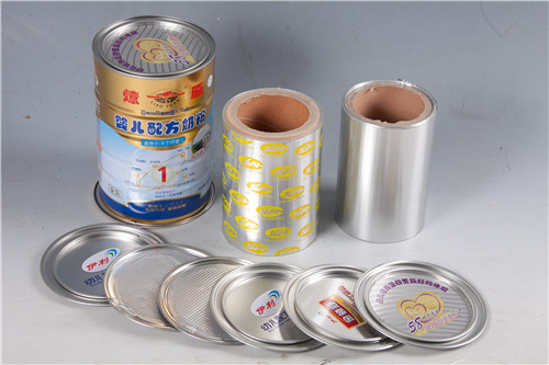 Milk powder can sealing tagger  container aluminum foil rolls