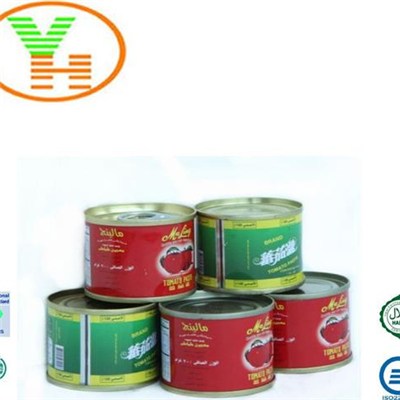 2Years Shelf Life Red Colour High Quality Canned Tomato Paste