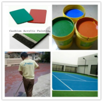 outdoor water-proof economic cheap Acrylic sports court coating painting