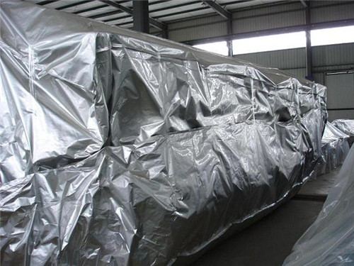 Large machinery high barrier foil cover