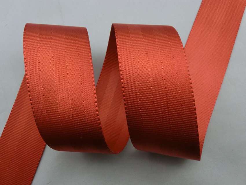 High strength polyester seatbelt webbing tape