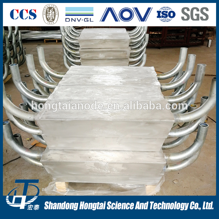 DNV/ISO/ASTM Certificated aluminum alloy sacrificial anode
