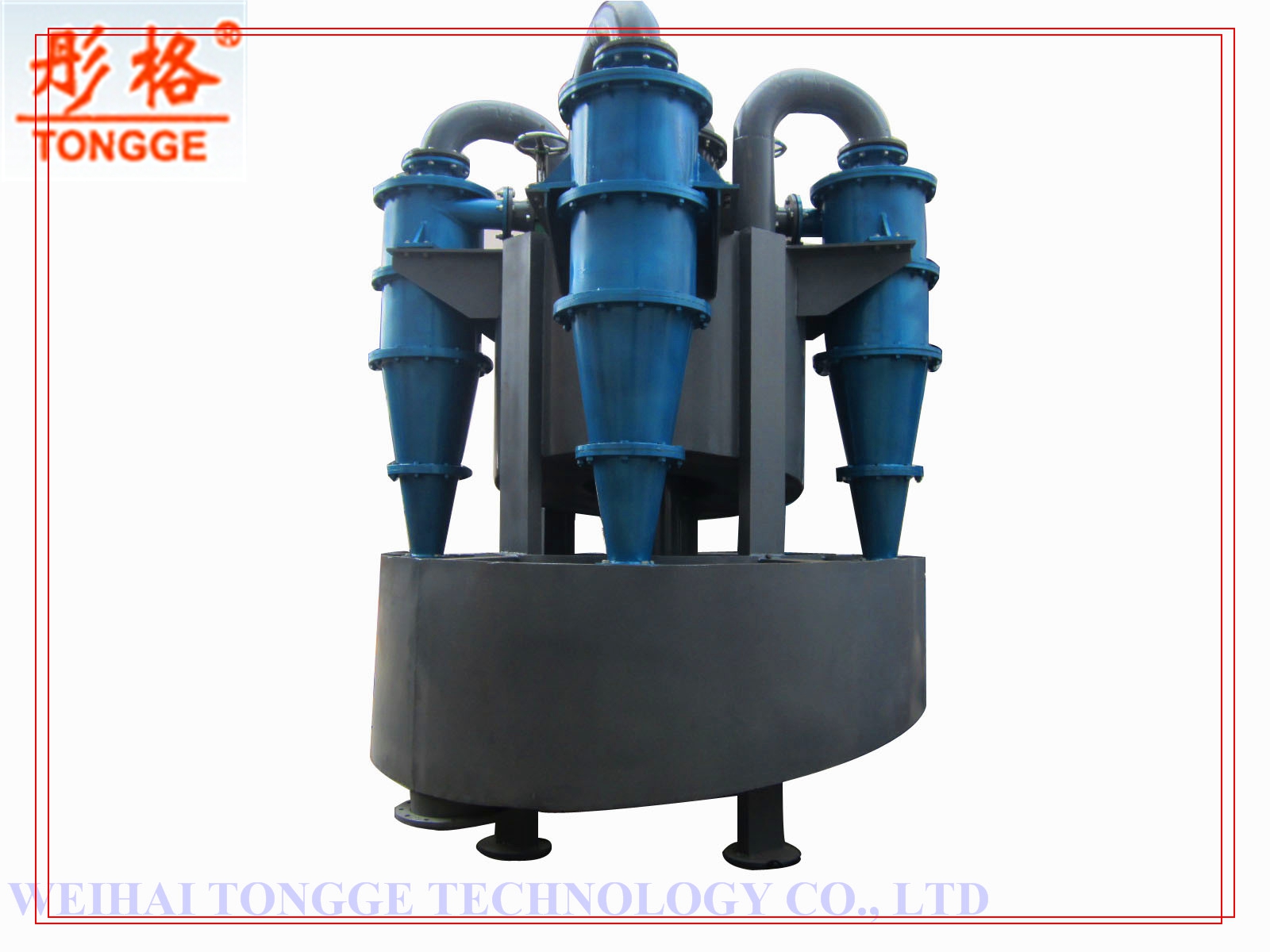 Hydrocyclone separator for gold ore process