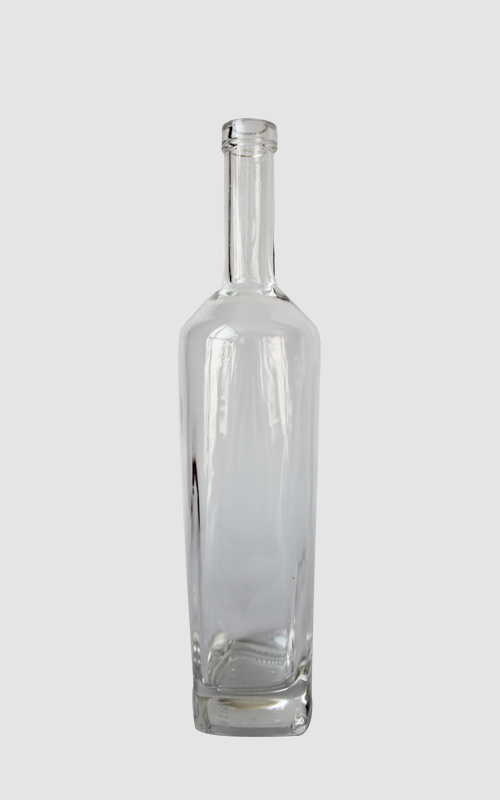 750ml. Customized Super Flint Glass Bottle 