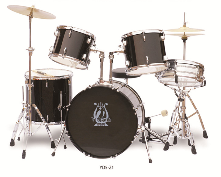 Full Size Complete Adult 5 Piece Drum Set 