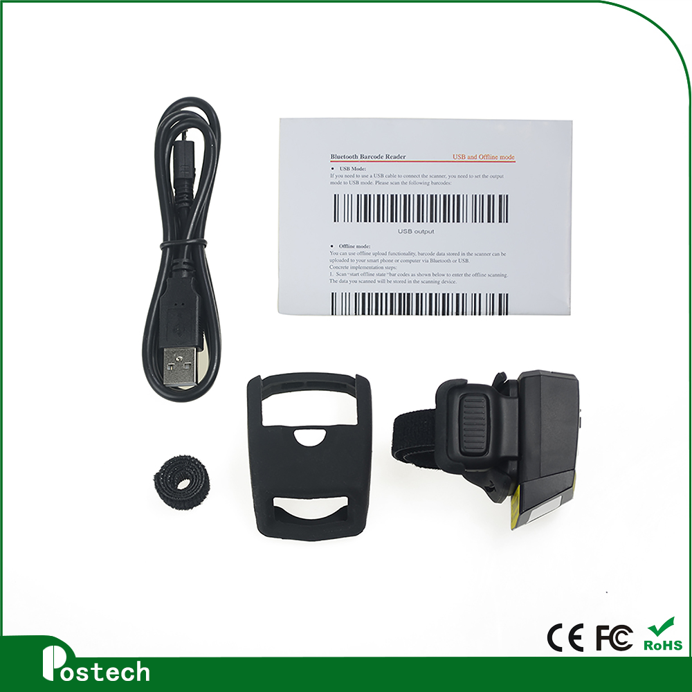 FS01 1d Finger ring barcode reader for distribution and 