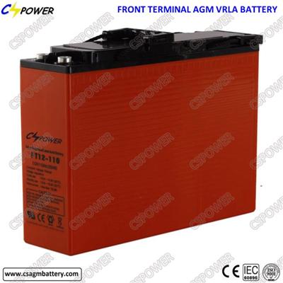 Chinese Supplier Front Terminal Battery 12V 105/110ah for Solar Storage