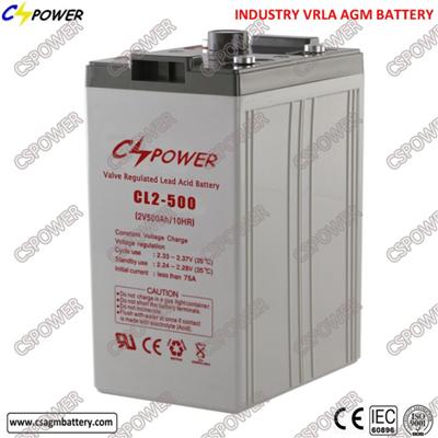 2V 500ah Deep Cycle SMF Battery With Ce ISO Cl2-500