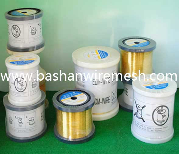 China Bashan EDM copper wire Factory hard medium hard and soft EDM brass Wire 