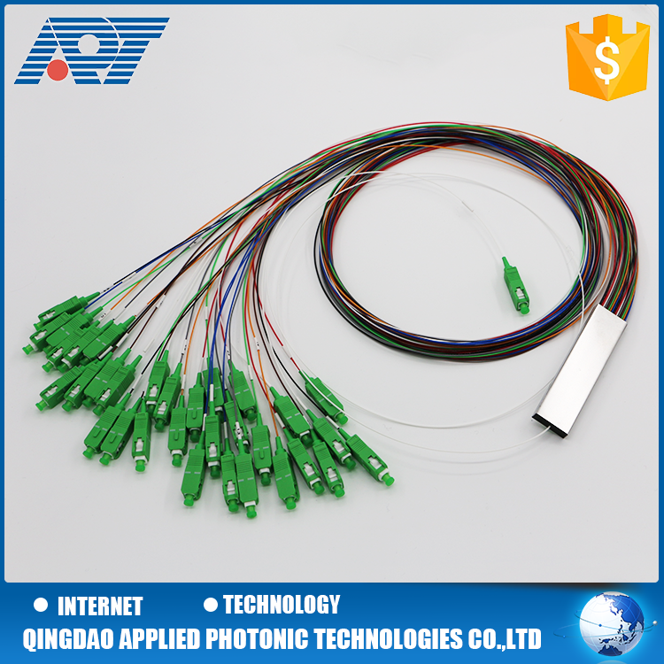  2 /4 way Bare fiber optic splitter with/without connectors