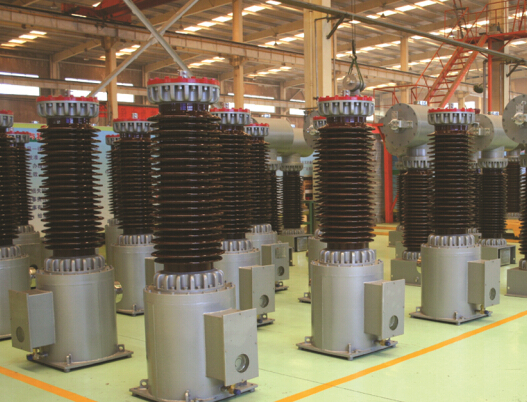 HV Outdoor type SF6 Gas insulated voltage transformer 