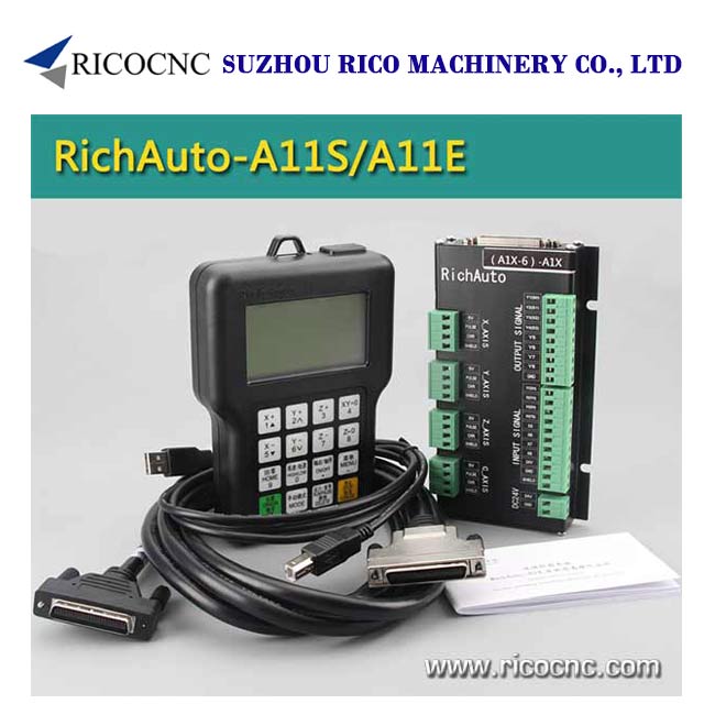 Richauto A11 CNC Handle DSP Controller System for 3 Axis CNC Router Machine