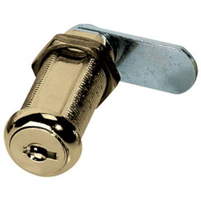 Brass Disc Cam Lock, Keyed Alike, 15/16IN Head