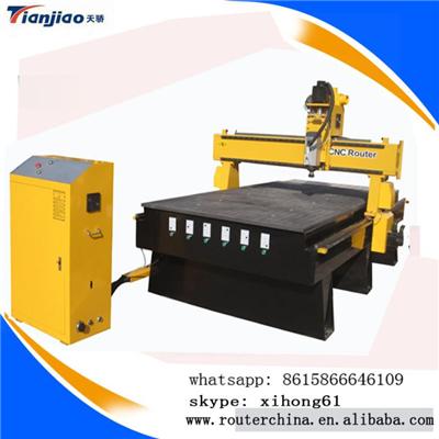 Heavy Duty Wood Cnc Carving Router Machine With Italy HSD 6kw Spindle