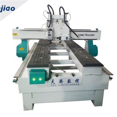 Multi Spindles Three Heads CNC Router Wood Door Carving Machine for Wood Kitchen Cabinet