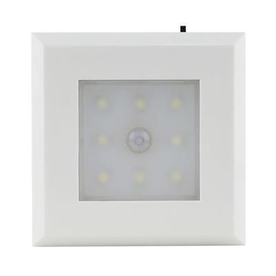Battery Operated Square Plastic Night Light For Stairs