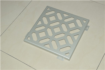 Shining Silver Unique Pattern Perforated Factory Price ASP/Aluminum Solid Panel