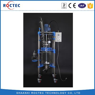 10L Jacketed Glass Reactor Chemical Laboratory Double Glass Reactor
