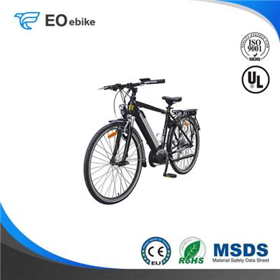 250W Mid Drive Motor V Brake Shimano 7 Speed 28 EB51 Electric City Bike