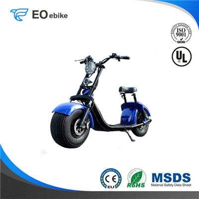60V/12Ah Lithium Battery 1000W 18x9.5 Cool Youth Electric Harley Motorbike