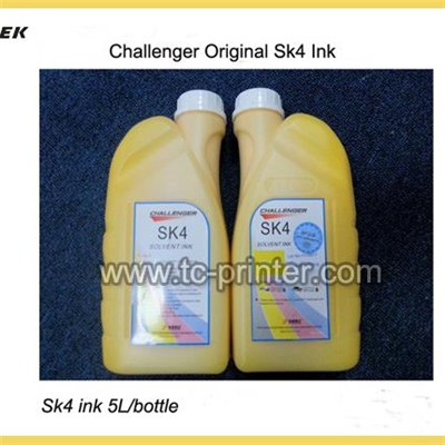 Challenger Sk4 Outdoor Solvent Ink For Vinyl Sticker Printing