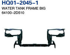 Elantra 2004 Radiator Support, Water Tank Frame, Panel (64100-2D510, 64130-2D500)
