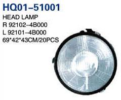 Pick Up 1999 Auto Lamp, Headlight, Headlight Case, Tail Lamp, Back Lamp, Rear Lamp, Fog Lamp, Fog Lamp Cover (92102-4B000, 92101-4B000, 92402-4B000, 92401-4B000, 92302-4B001, 92301-4B001, 92202-4B000,