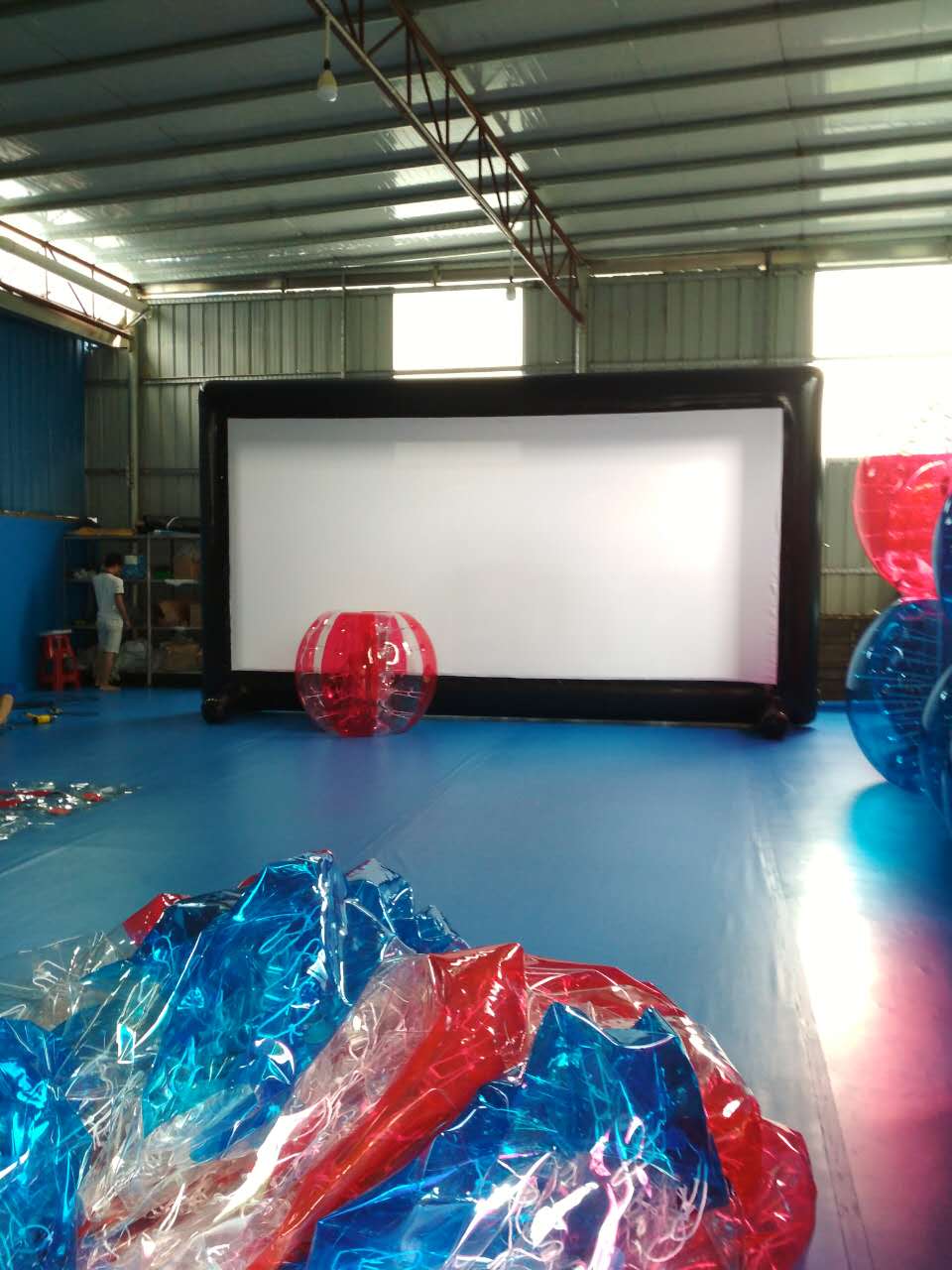 outdoor Inflatable big tv advertising board big outdoor screen for sale
