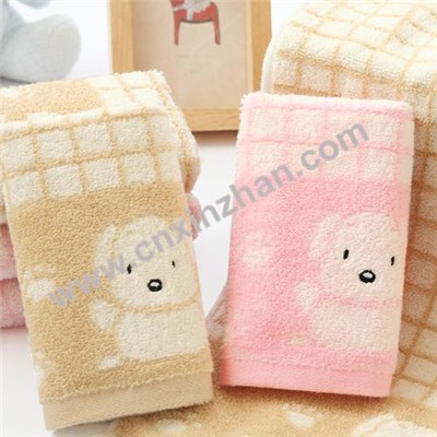 Baby Hooded Bath Towels And Washcloths For 6 | 12 Months Baby Gift Sets With Cartoon Animal Patterns Colors, Size Customized