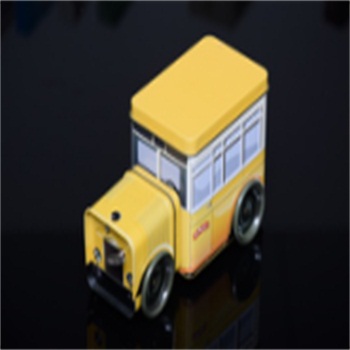 cute fancy car bus special shaped tin can