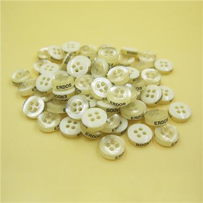 Pearl Shirt Buttons With 4 Hole For Men And Woman Garment 14L/16L/18L