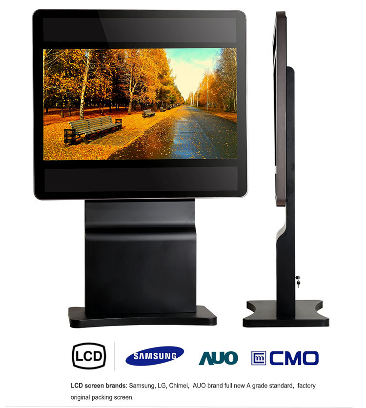 floor stand multiple touch screen kiosk system