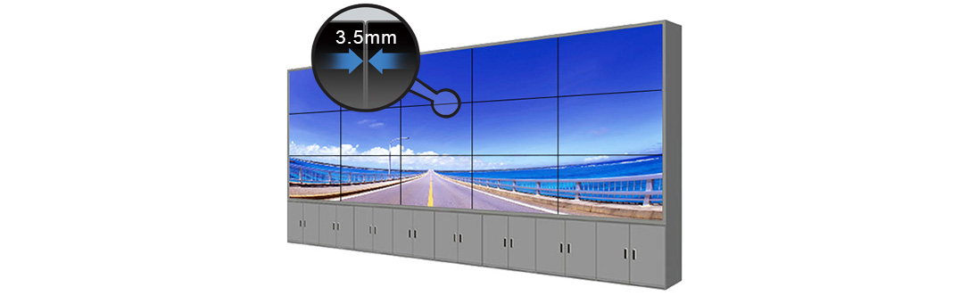 MSK 550DUN-TGB1 3.5mm bezel LCD video wall monitor