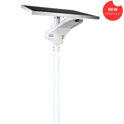 50W Outdoor Intelligent All In One Solar Street Light With Solar Panel And Battery