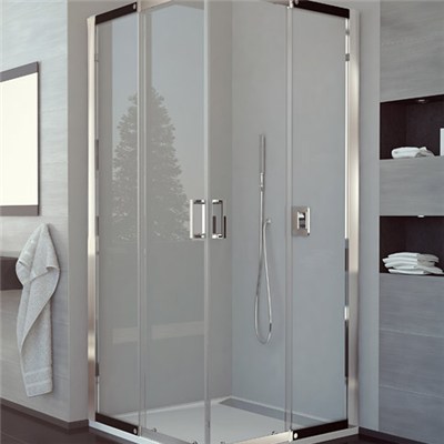 Adjustable  Sliding Glass Shower Enclosure