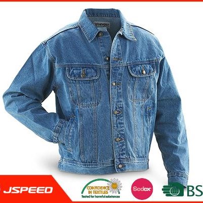 Fashion Denim jackets suppliers mens clothing Coat made In China