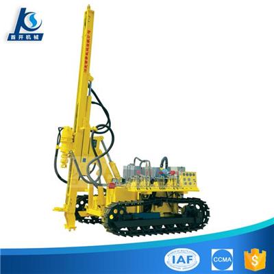 Diesel Engine And Electric Double Power Hydraulic Crawler Mounted Low Air Pressure Blast Hole Drilling Rig