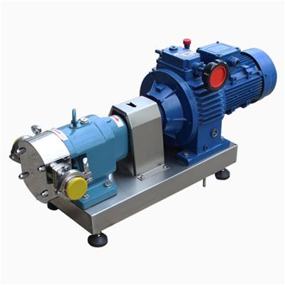 SS 304 Food Grade Rotary Lobe Gear Pump For Transfer Delivery Chocolate Mass And Honey