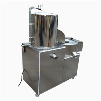 Small Capacity Potato Chips Application Automatic Potato Brush Roller Cleaning Washing And Peeling Machine