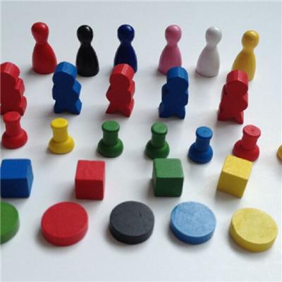Custom Wooden Board Game Pieces Game Pawns and Tokens