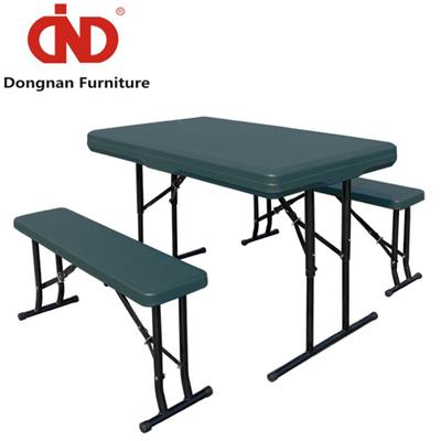 DN White Portable Folding Table And Bench,Wholesale Lifetime Fordable Table Set