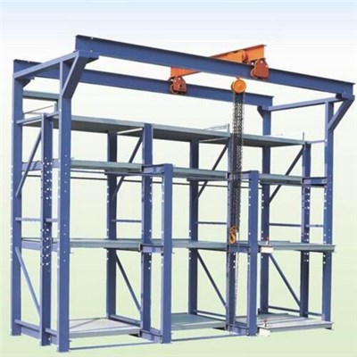 Warehouse Storage Heavy Duty Steel Mold Rack / Drawer Type Rack