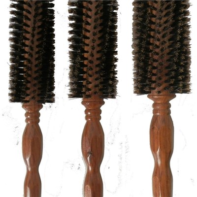 Wooden Thick Cricket Hair Brush For Compact Soft Hair
