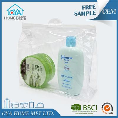 Promotional Frosted Plastic Pvc Polybag Zipper Bag