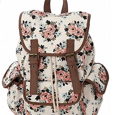 Cute Lovely Jeans Backpack Bookbags For Girls Students Women